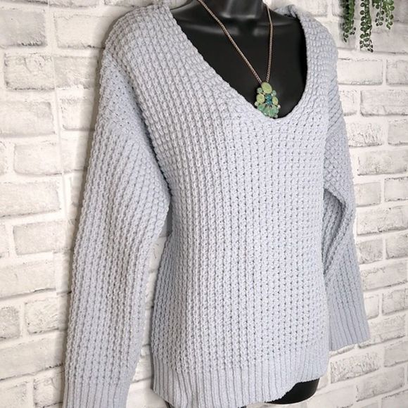 Moral Fiber Ultra Soft & Thick Lace Up Back Sweater Top Size 2X - Picture 2 of 5